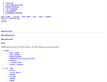 Tablet Screenshot of dev2.worldwidegolfshops.com